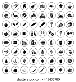 Food & Drink Icon Set. Eps-10.