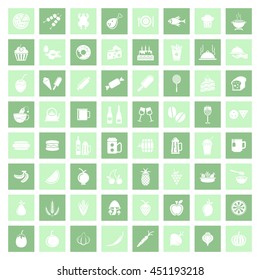 Food & Drink Icon Set. Eps-10.