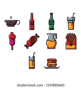 food  and drink icon sets
