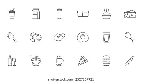 Food and drink icon vector illustration