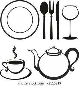 food and drink icons.
