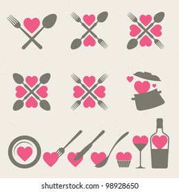 Download Pink Food Icons High Res Stock Images Shutterstock