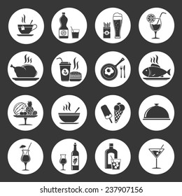 Food and Drink icons set