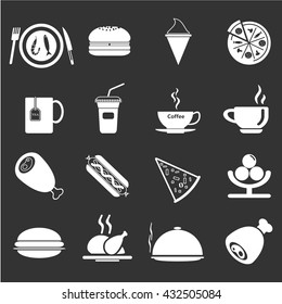 Food and Drink icons set