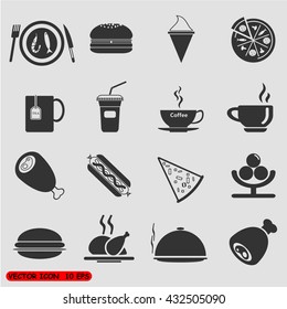 Food and Drink icons set