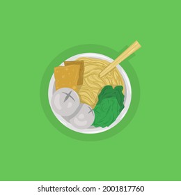 Food and drink illustration with simple and flat design.