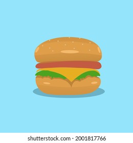 Food and drink illustration with simple and flat design.
