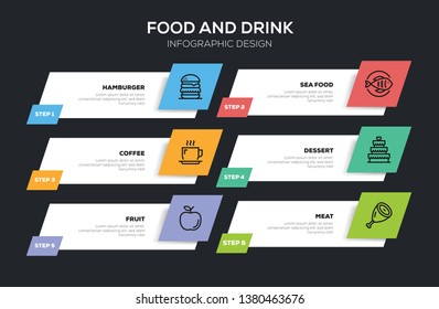 FOOD AND DRINK INFOGRAPHIC DESIGN