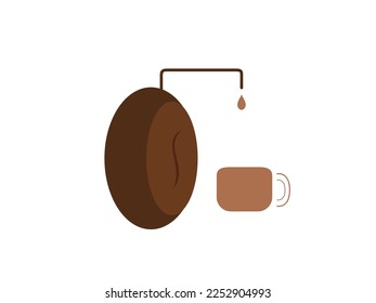 food and drink logo flat design vector illustration