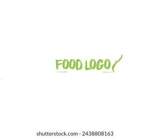 Food and drink logo negative space design style Vector Food and drink logo design concept full color '