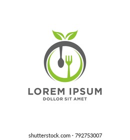 food and drink logo vector graphic 