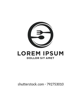 food and drink logo vector graphic 