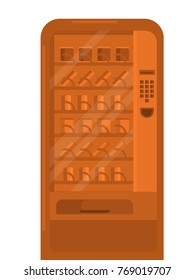 Food and drink machine vector illustration