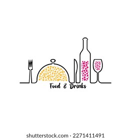 food and drink menu background