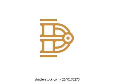 Food and Drink Monoline Logo