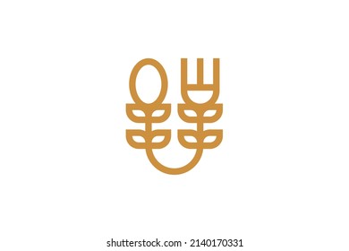 Logo "Food and Drink Monoline"