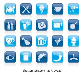 Food, drink and restaurant icons- vector icon set