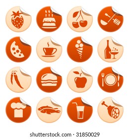 Food and drink stickers