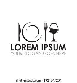 food and drink vector , restaurant logo vector