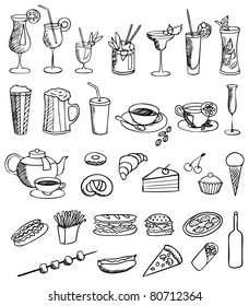 Food And Drink Vector Set