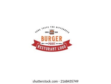 food and drink and vintage simple flat logo design vector illustration icon element