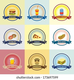 food and drink vintage theme