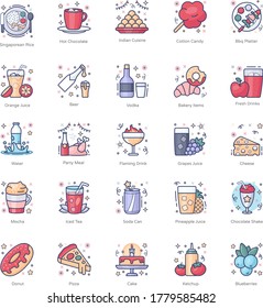 Food, Drinks and Confectionery Items Pack 