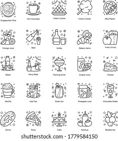 Food, Drinks and Cuisines Items Pack 