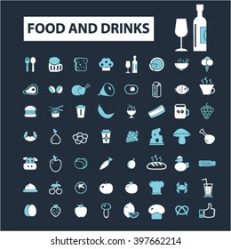 food and drinks icons
