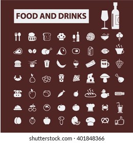 food and drinks icons
