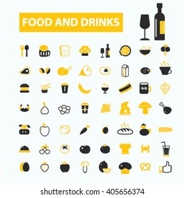 food and drinks icons
