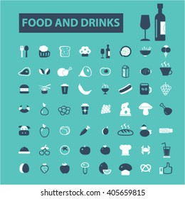iconos de comida y bebida
