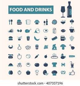 iconos de comida y bebida
