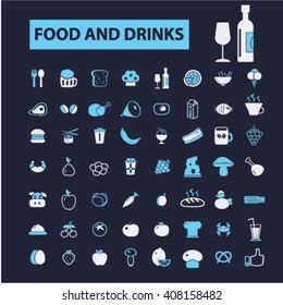 food and drinks icons
