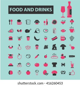 food and drinks icons
