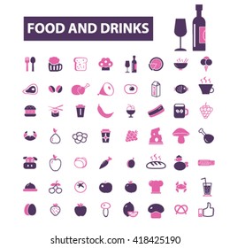 food and drinks icons
