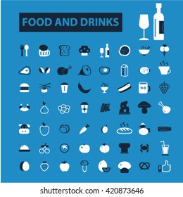 food and drinks icons
