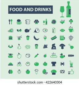 food and drinks icons
