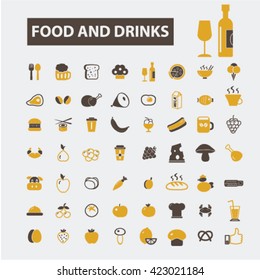 food and drinks icons
