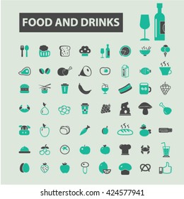 food and drinks icons
