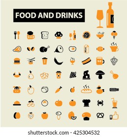 food and drinks icons
