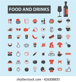 food and drinks icons
