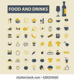 food and drinks icons
