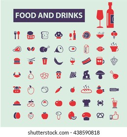 food and drinks icons