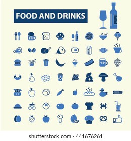 food and drinks icons