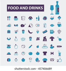 food and drinks icons