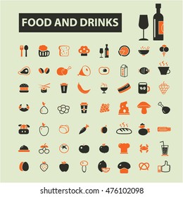 food & drinks icons