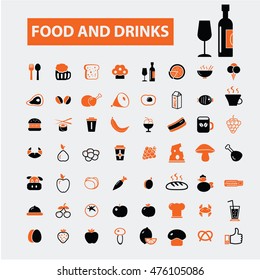 food and drinks icons