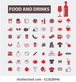 food and drinks icons