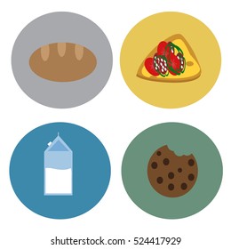 Food and drinks icons.